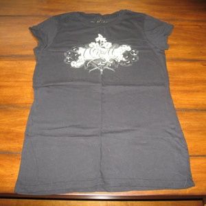 O'Neill T-Shirt Logo Graphic Black Green XL B4